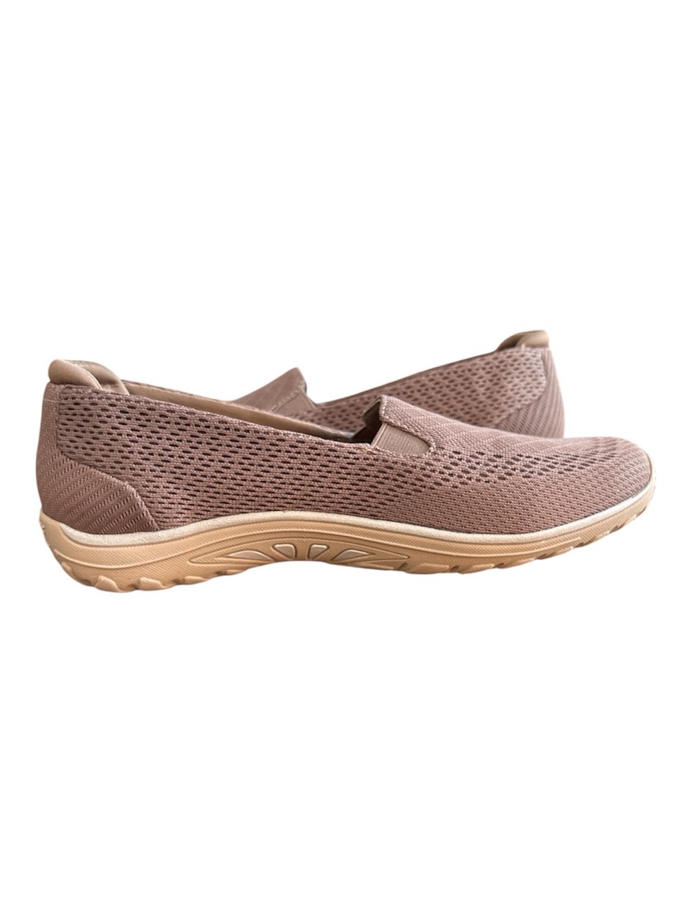 SKECHERS WOMENS REGGAE FEST DARK TAUPE COMFORT SHOE SIZE 8.5 RELAXED FIT - Picture 8 of 11